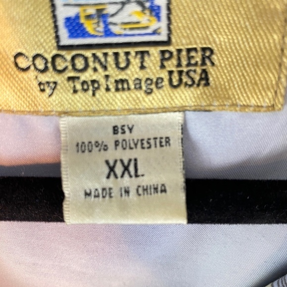 Coconut Pier Microfiber Hawiian Shirt Sz XXL by TopImage USA - Picture 5 of 14